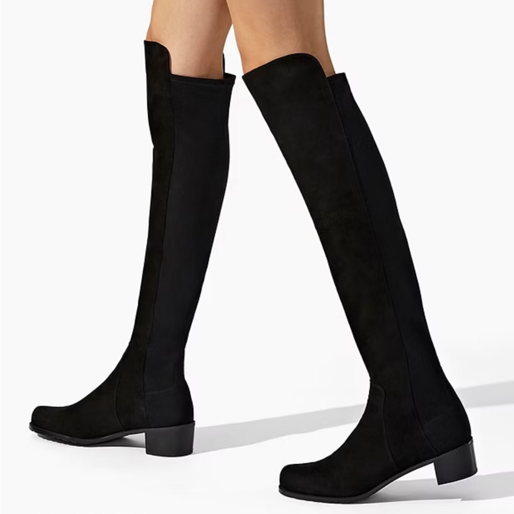 Stuart Weitzman Black Reserve Over-the-Knee Boots 5050
